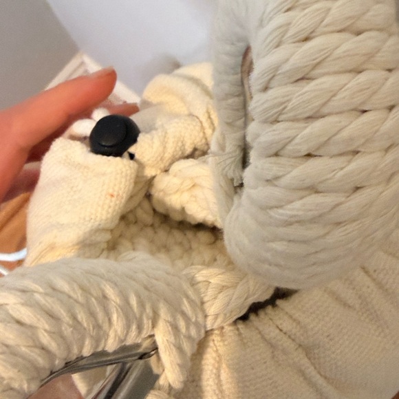 Bliss White Hammock with Fringe - Picture 4 of 8